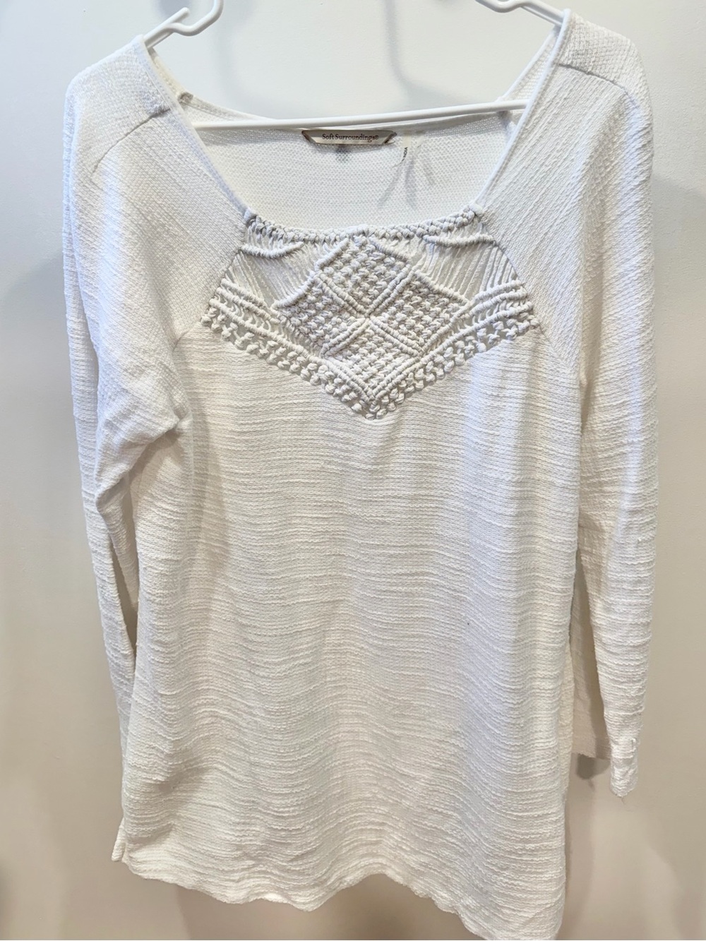 SOFT SURROUNDINGS Women’s Cotton Knit Tunic Top